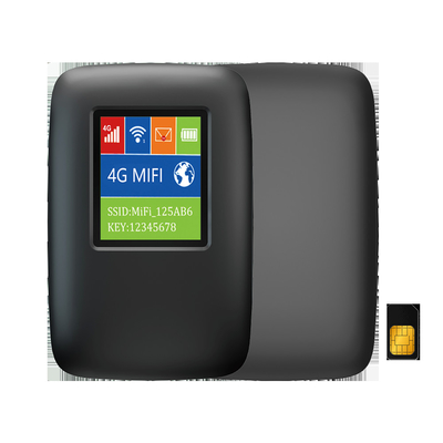 de Router150mbps 4G Mobiele WiFi Hotspot van 2700mAh-3000mAh 4G Lte MiFi 15 Apparaten met LCD het Scherm
