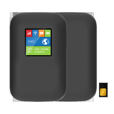 2700mAh-3000mAh mobiele 4G-Router met Geopende het Schermzwarte