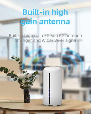 De mobiele Dubbele Band5ghz Wifi Router met SIM Card 1800Mbps opent