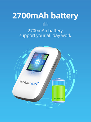 De Mobiele 4G Router van MIFI met Geopende de Modem van WiFi van de het Scherm2700mah-3000mah Zak
