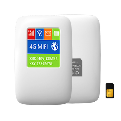 Hotspot van de Routerwifi van 3000mAh 4G LTE Draadloze MiFi met LCD het Scherm Internationale Band