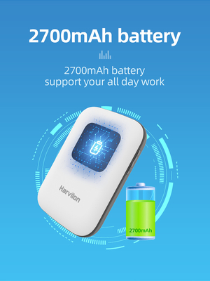 2100mAh batterijfdd TDD LTE 4G MIFI Router 150Mbps met het LEIDENE Scherm