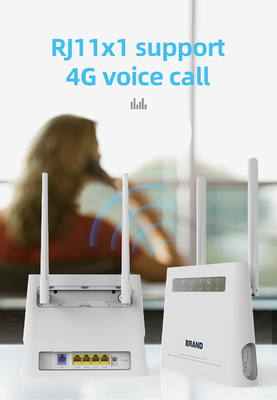 Geopende 4G-Huisrouter met SIM Card Slot Indoor-CPE Mobiele Hotspot