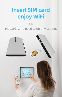 Hoge snelheids150mbps Mobiele Hotspot 4G Lte Router voor Reis2100mah Batterij