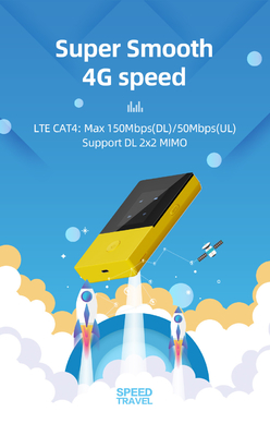 3G de draagbare Mobiele 4G-Auto van WiFi van de Routerzak met Sim Card Slot