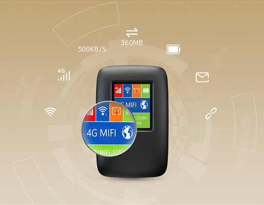 Hotspot van de Routerwifi van 3000mAh 4G LTE Draadloze MiFi met LCD het Scherm Internationale Band