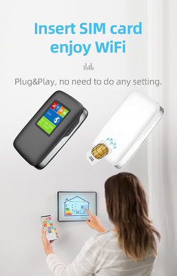 Hotspot van de Routerwifi van 3000mAh 4G LTE Draadloze MiFi met LCD het Scherm Internationale Band